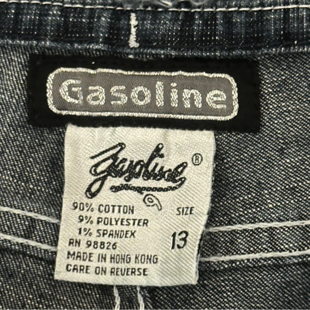 Vintage Y2K Gasoline Flare Jeans Dark Wash Size 13 - Picture 6 of 13